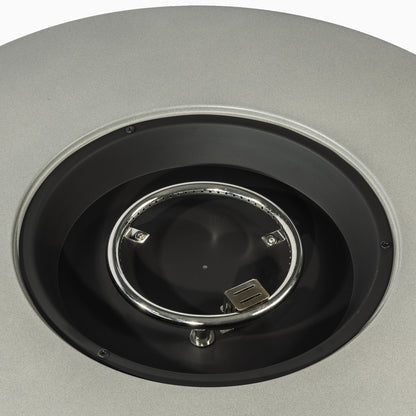 Steel Propane Fire Bowl Outdoor Round Propane Fire Pit with Tank Holder