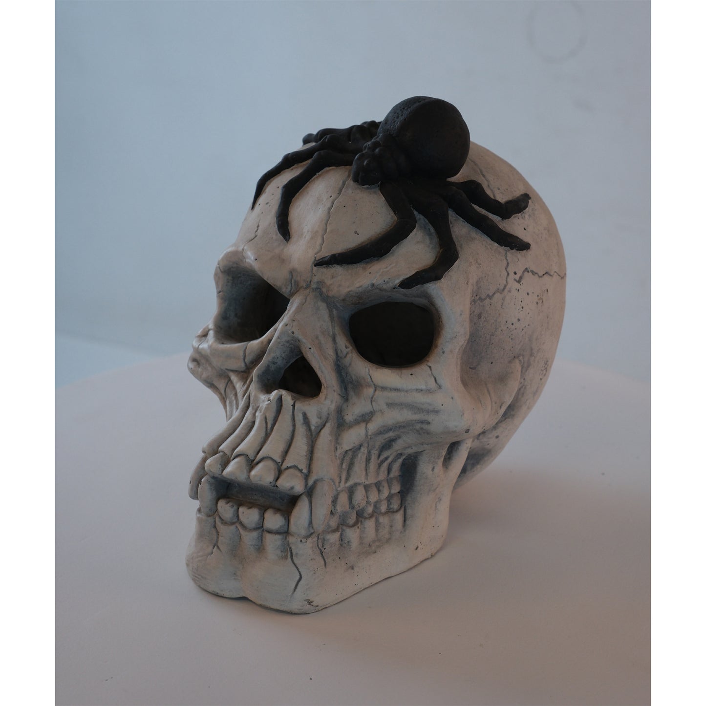 Demon Skull,Suitable for Outdoor Fireplace and Fire Pit, Halloween Decoration