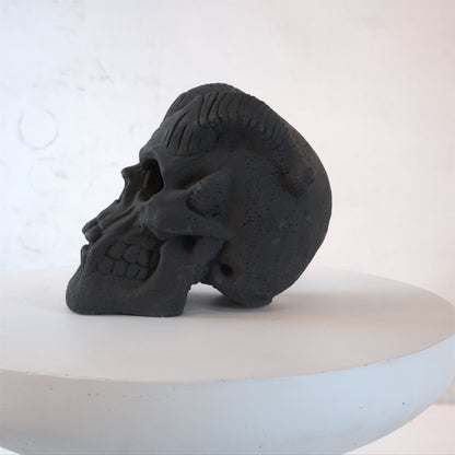 Refractory Materials Fireproof Imitated Human Fire Pit Skulls Gas Log for NG, LP Wood Fireplace, Firepit, Campfire, Halloween Decor, BBQ