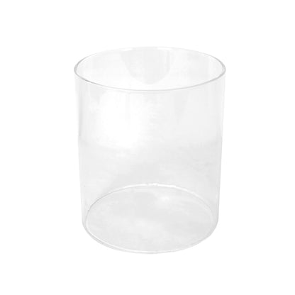 Lantern Column, Set of 2, Decorative Column for Garden in Rust Industrial Design, Lantern for Outdoor and Indoor, Lantern Including Candles, Oriental, 37 1/2+ 29 1/2 in