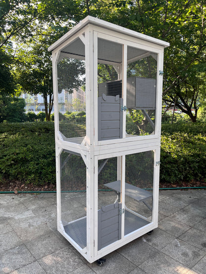 XPT016 Outdoor indoor cat pet climbing rack play cage lovely big space