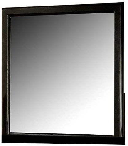Louis Philippe III Mirror in Black