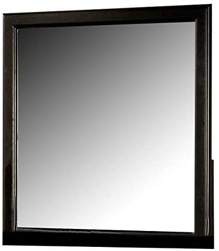 Louis Philippe III Mirror in Black