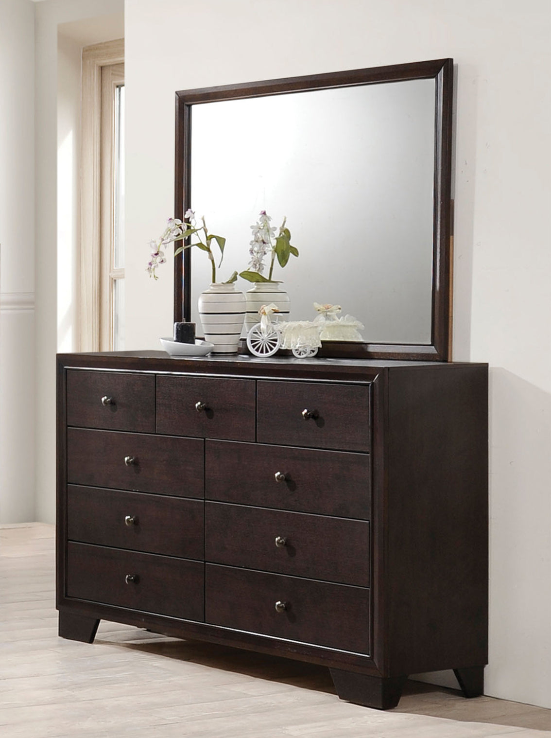 Madison Mirror in Espresso