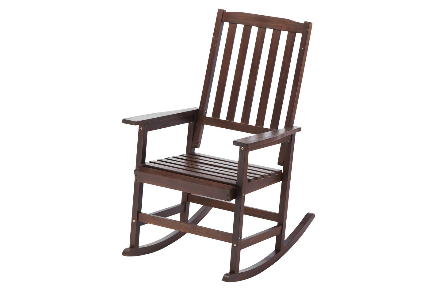 Acacia Wood Outdoor Rocking Chiar, Patio Rocker for Front Porch, Deck, Indoor