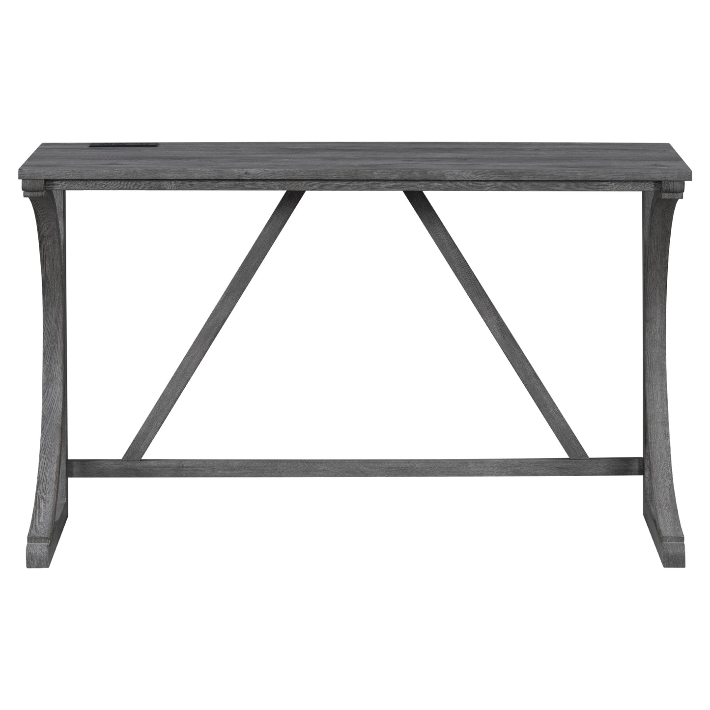 Bar Table Set with Power Outlet, Bar Table and Chairs Set, 4 Piece Dining Table Set, Industrial Breakfast Table Set, for Living Room, Dining Room, Game Room