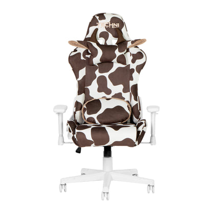 Techni Sport TS85 Brown COW Series Gaming Chair