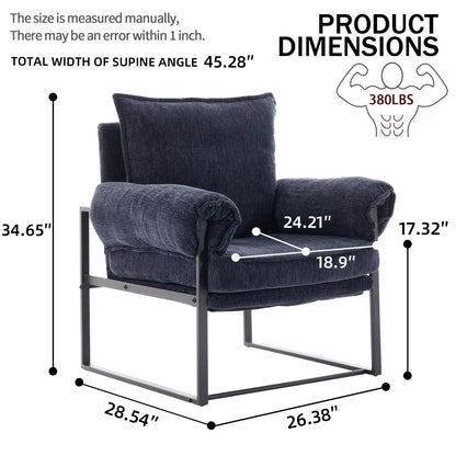 Adjustable recliner, adjustable in various angles (90°-180°), suitable for a variety of scenes, whether it is resting, games, or reading, it is an excellent choice.
