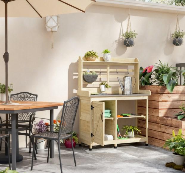 Potting Bench,Wooden Potting Bench