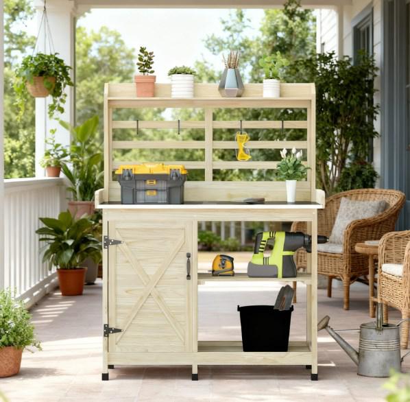 Potting Bench,Wooden Potting Bench