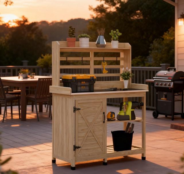 Potting Bench,Wooden Potting Bench