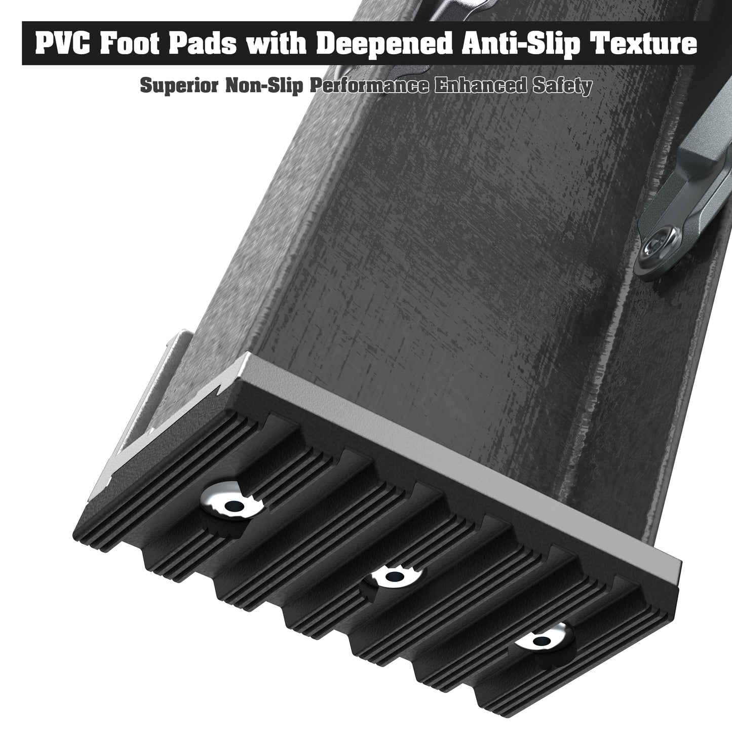 Fibreglass Step Ladder 6-Step 250lbs Gray