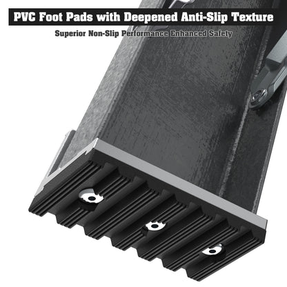 Fibreglass Step Ladder 6-Step 250lbs Gray