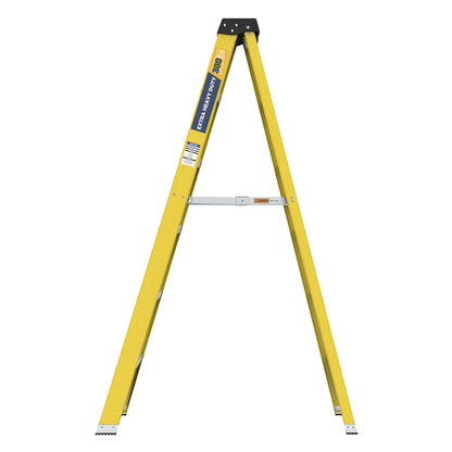 Fiberglass Step Ladder 6-Step 300LBS Yellow