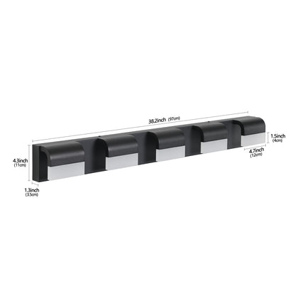 Modern Bathroom Vanity Lighting 5-Light LED Vanity Lights Over Mirror Bath Wall Lighting