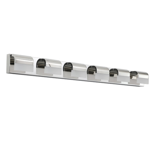 Modern Bathroom Vanity Lighting 6-Light LED Vanity Lights Over Mirror Bath Wall Lighting