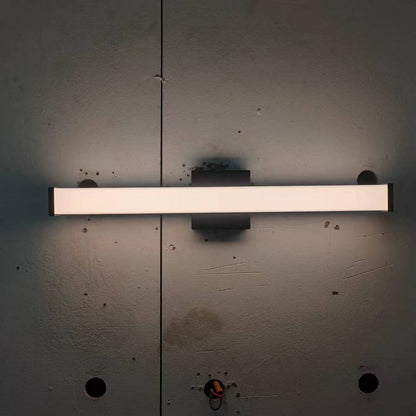 LED 24 Inch 14w 5CCT Dimming Wall Light, Iron Aluminum Acrylic Wall-Mounted Lighting Fixtures, Matte Black Bathroom Vanity Light Over Mirror