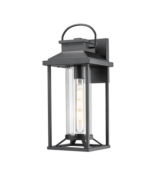 Outdoor Porch Lights, Textured Black Exterior Lighting Fixtures Wall Mount, Modern Outdoor Wall Sconce Lantern for House, Front Porch, Anti-Rust Waterproof Outdoor Garage Lights for Coach (1 pack)