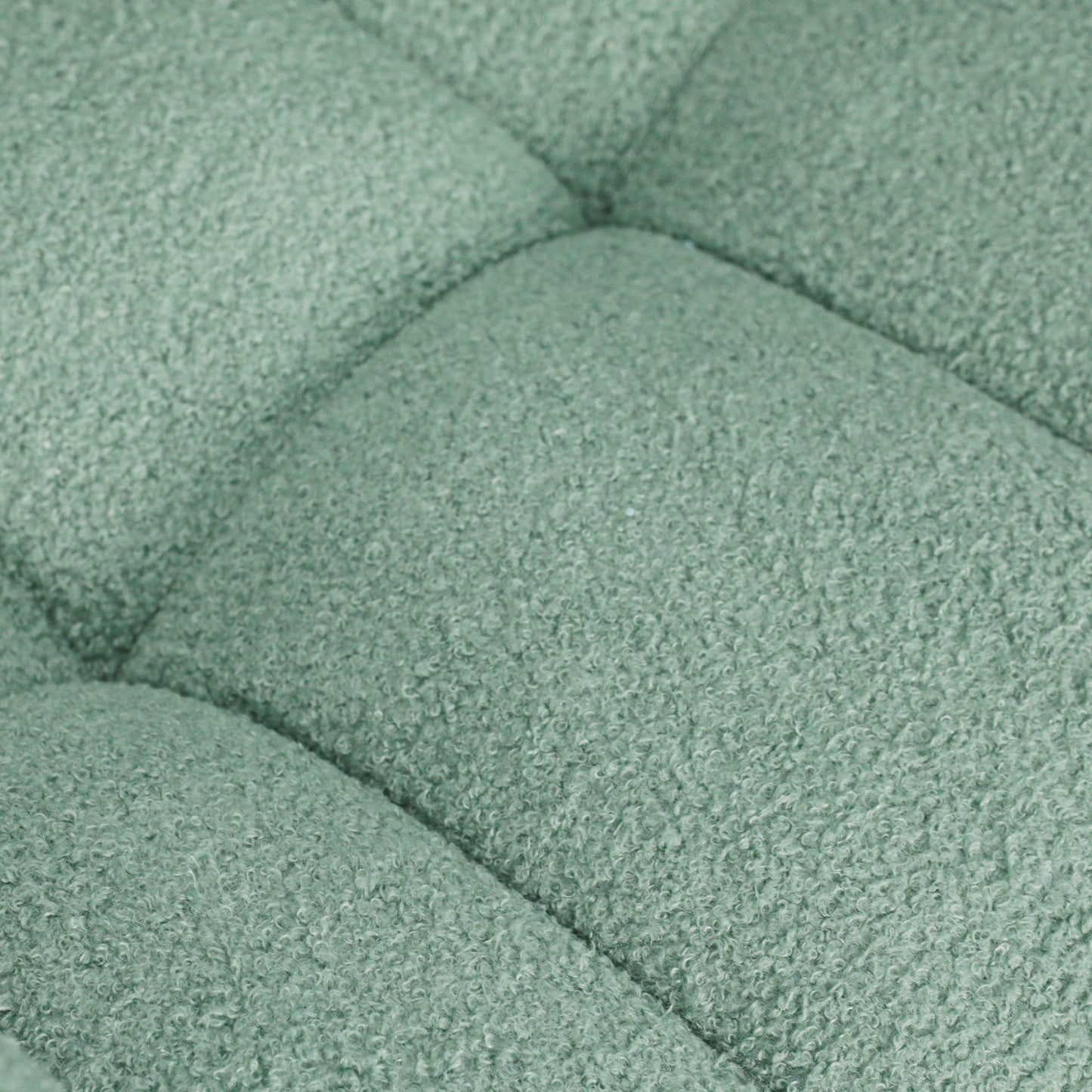 Teddy Fabric Rocking Chair, Modern Rocking Accent Chair for Nursery, Living Room, Bedroom, Light Geen