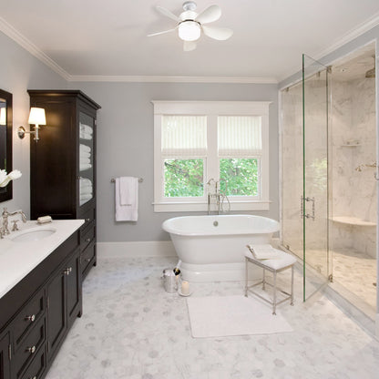 16 Inch Socket Fan Light Ceiling Fans with Remote Screw in Ceiling Fan DC Motor Noiseless 3 Wind Speed