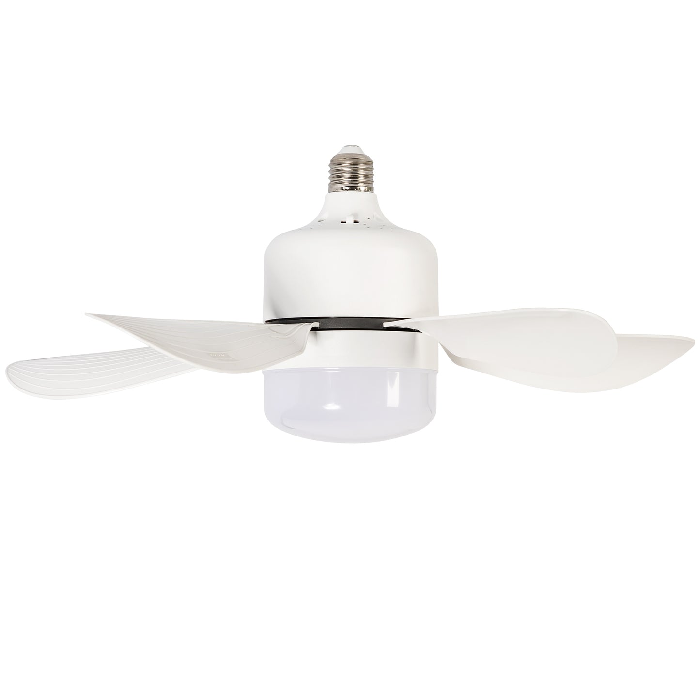 16 Inch Socket Fan Light Ceiling Fans with Remote Screw in Ceiling Fan DC Motor Noiseless 3 Wind Speed