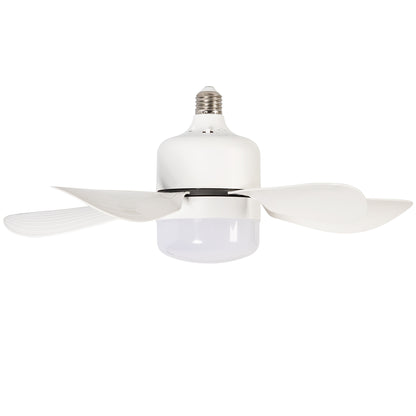 16 Inch Socket Fan Light Ceiling Fans with Remote Screw in Ceiling Fan DC Motor Noiseless 3 Wind Speed