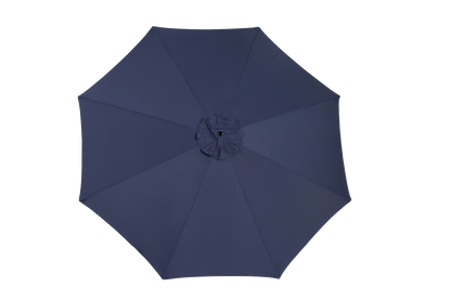 Best Choice Products 10ft Offset Hanging Market Patio Umbrella w/Easy Tilt Adjustment, Polyester Shade, 8 Ribs for Backyard, Poolside - (Navy blue )