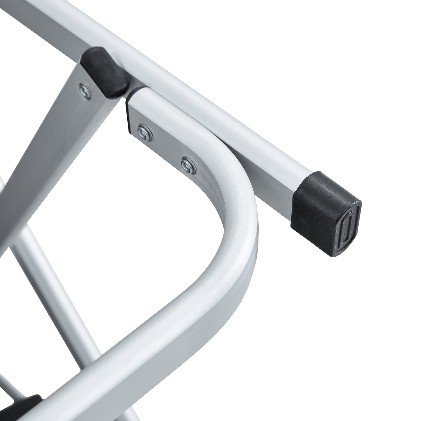 2-piece Padded Folding Outdoor Chair with Side Table and Storage Pockets,Lightweight Oversized Directors Chair for indoor, Outdoor Camping, Picnics and Fishing,Black/Grey