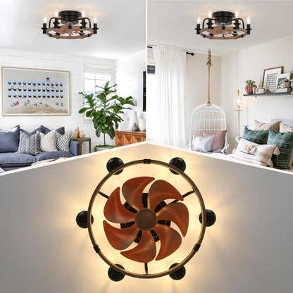 Dimmable Ceiling Fans with Lights and Remote