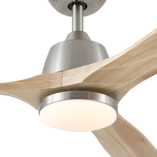 52 In.Intergrated LED Ceiling Fan Lighting with Remote Control