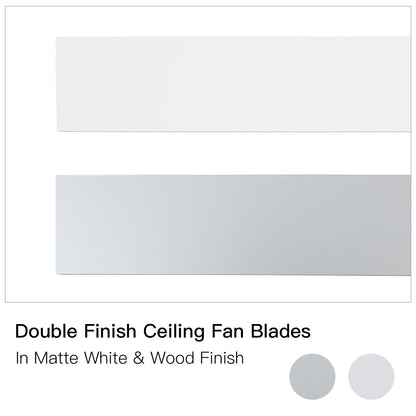 48" Bruched Nickel Lowe Profile Ceiling Fan with Light