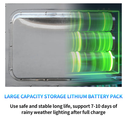 40W High-endurance smart solar street lights Aluminum alloy