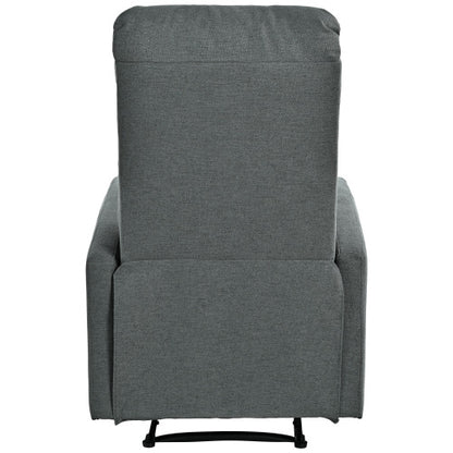 Modern Recliner Manual Recliner Home Theater Manual Recliner Chair with Adjustable Backrest for Living Room,Charcoal