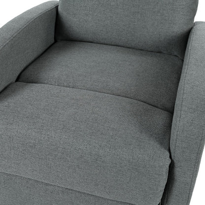 Modern Recliner Manual Recliner Home Theater Manual Recliner Chair with Adjustable Backrest for Living Room,Charcoal