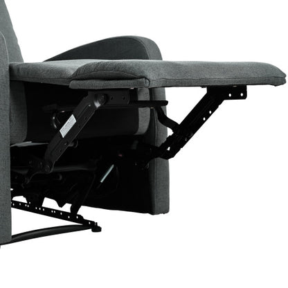 Modern Recliner Manual Recliner Home Theater Manual Recliner Chair with Adjustable Backrest for Living Room,Charcoal
