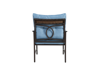 3 Pieces Patio Set Outdoor Wicker Furniture Sets Modern Rattan Chair Conversation Sets with Coffee Table