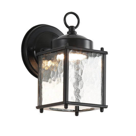 Outdoor Wall Sconce Lights with Clear Glass, Outside Garage Sconce Lighting Waterproof Farmhouse Wall Lantern Lamp for House Patio Doorway