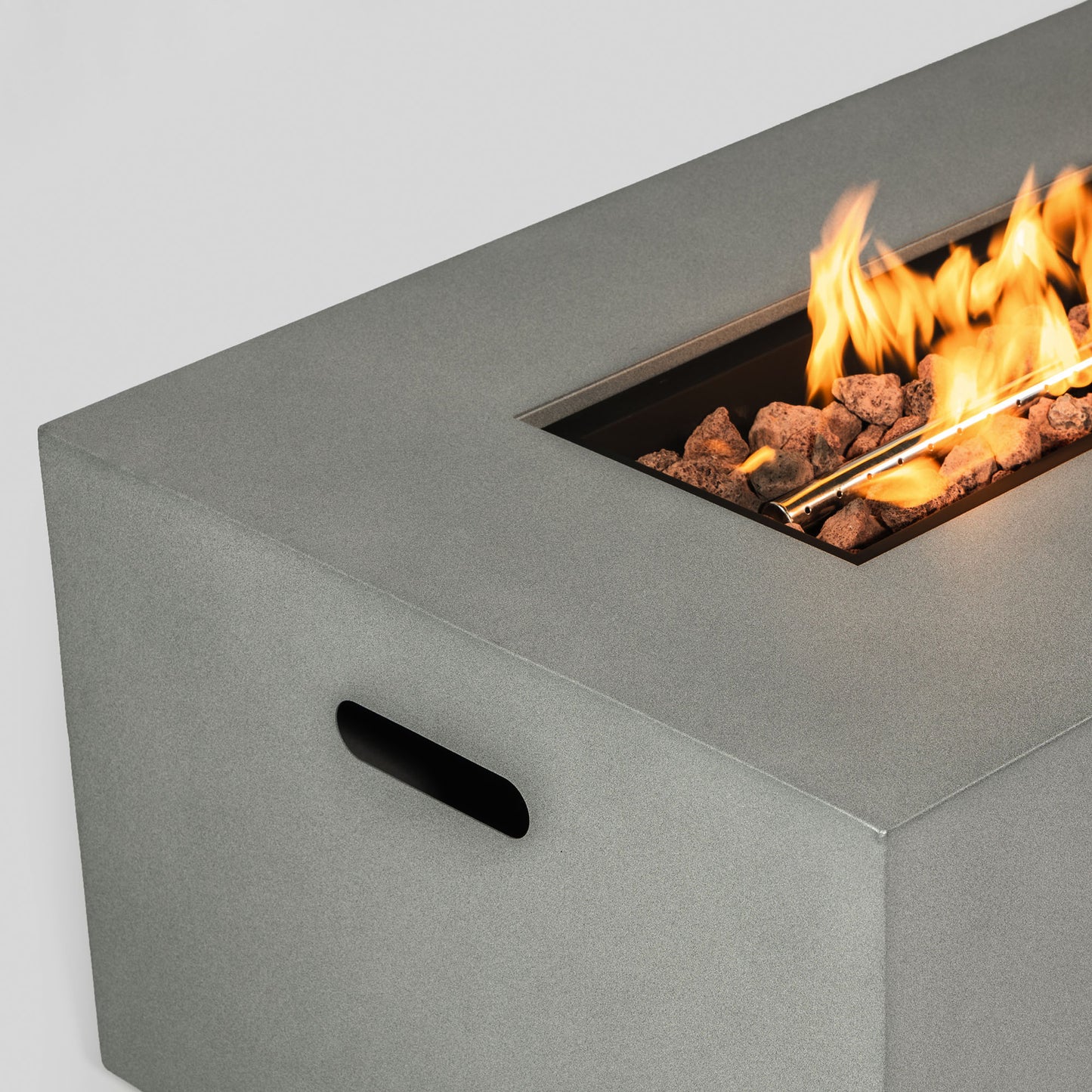 Outdoor Fire Pit Propane Fire Table with Tank Holder