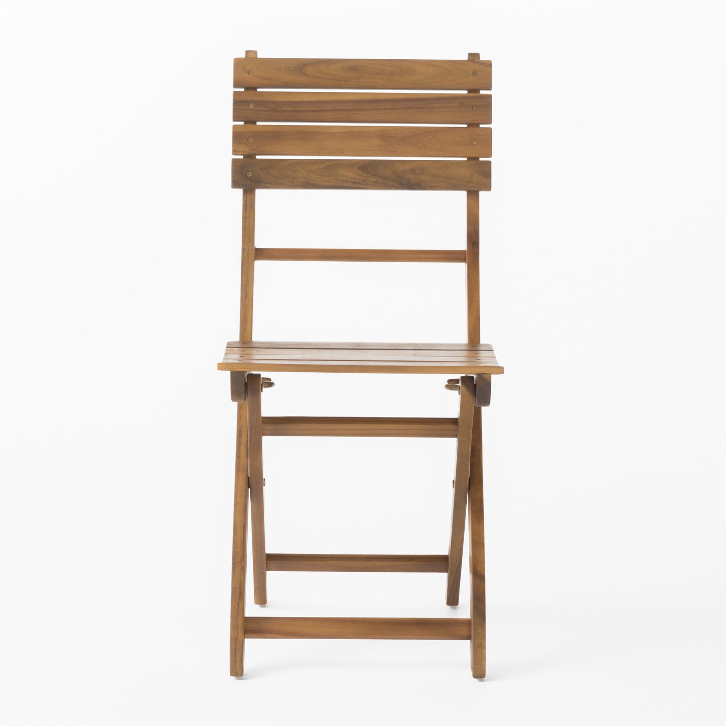 Outdoor Acacia Wood Folding Dining Chair (Set of 2),Natural
