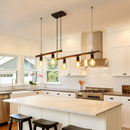 Macgregor 5 - Light Kitchen Island Pendant Light[No Bulb]