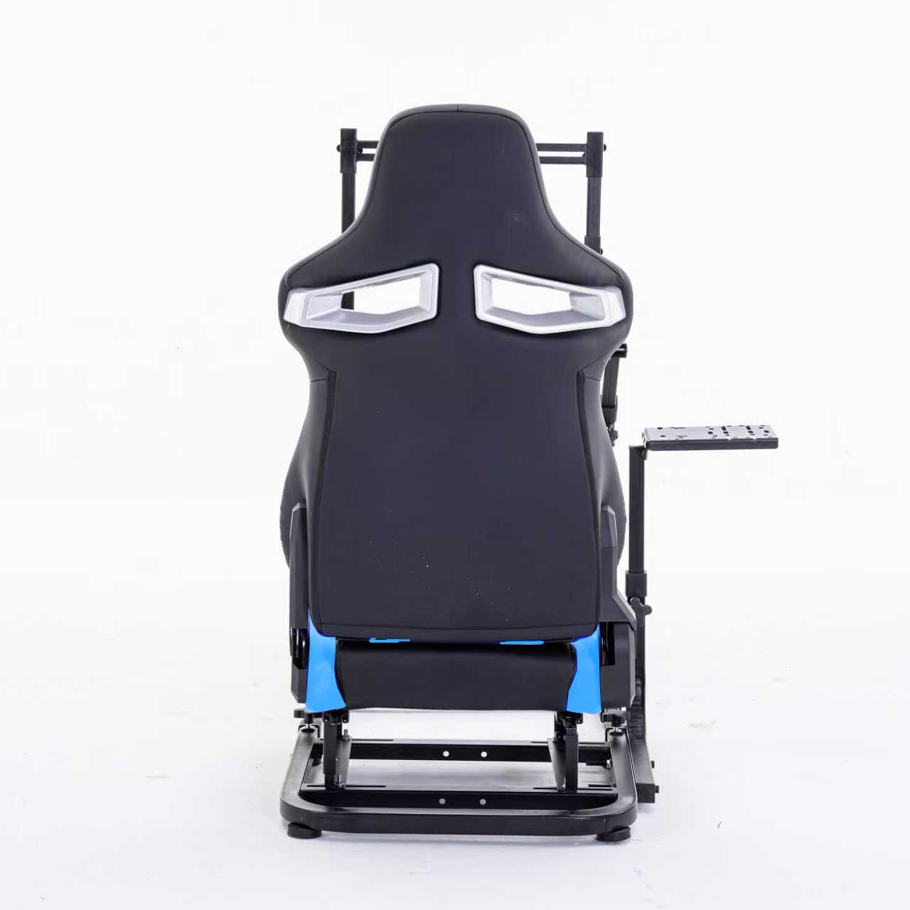 Enhanced and stable racing wheel cockpit, compatible with Fanatec, PXN, Thrustmaster, and Logitech adjustable driving simulators, excluding handbrake, pedals, and monitor