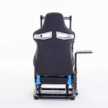 Enhanced and stable racing wheel cockpit, compatible with Fanatec, PXN, Thrustmaster, and Logitech adjustable driving simulators, excluding handbrake, pedals, and monitor