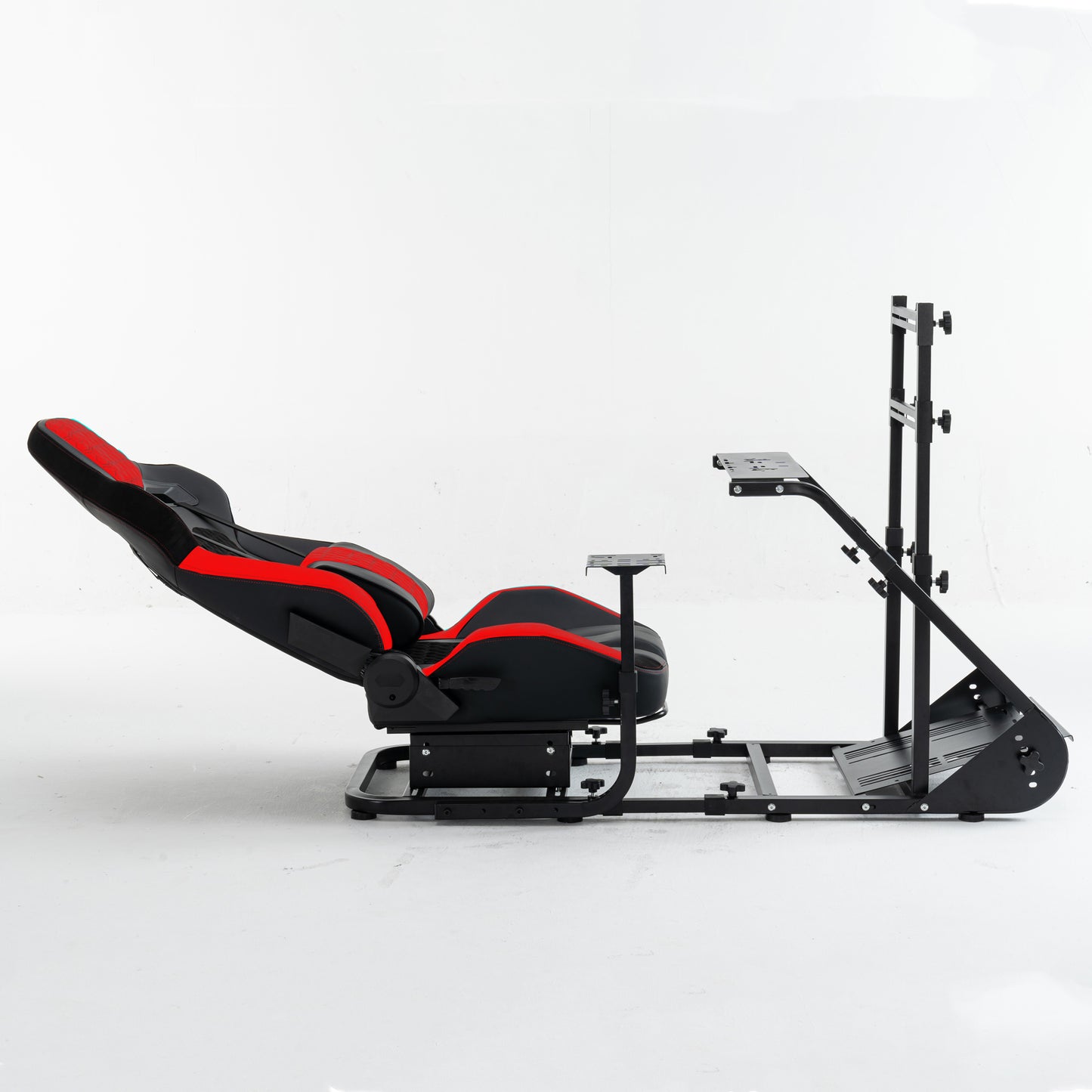 Enhanced and stable racing wheel cockpit, compatible with Fanatec, PXN, Thrustmaster, and Logitech adjustable driving simulators, excluding handbrake, pedals, and monitor