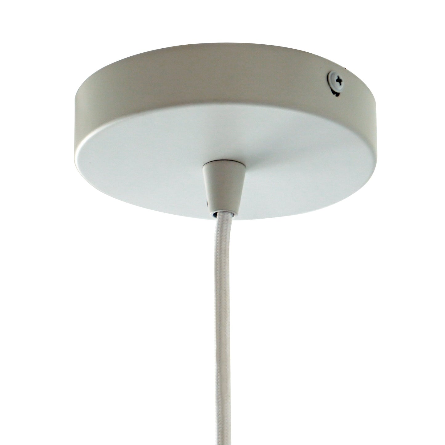 Dorset Pendant Lamp - White and Natural/Terracotta