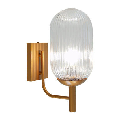 Dewdrop Wall Lamp - Bronze and Clear