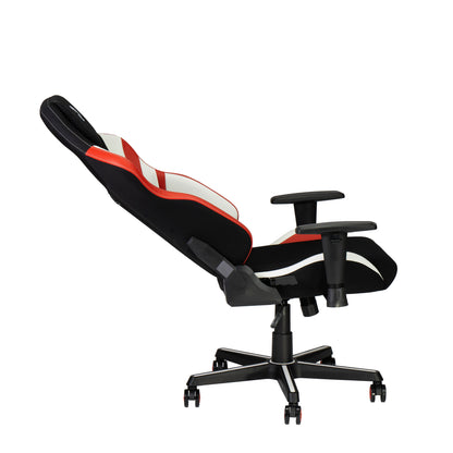 Techni Sport TSF72 Echo Gaming Chair - Black with Red & White