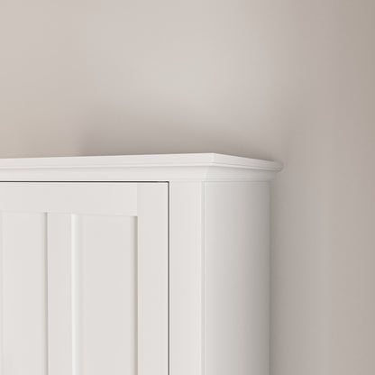 athroom Floor Storage Cabinet with 2 Doors Living Room Wooden Cabinet with 6 Shelves 15.75 x 11.81 x 66.93 inch