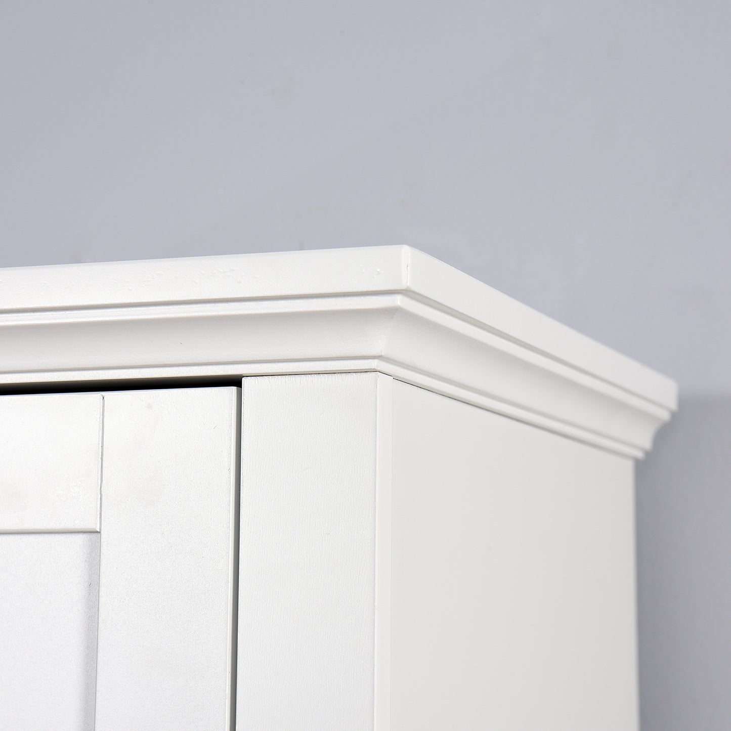 athroom Floor Storage Cabinet with 2 Doors Living Room Wooden Cabinet with 6 Shelves 15.75 x 11.81 x 66.93 inch