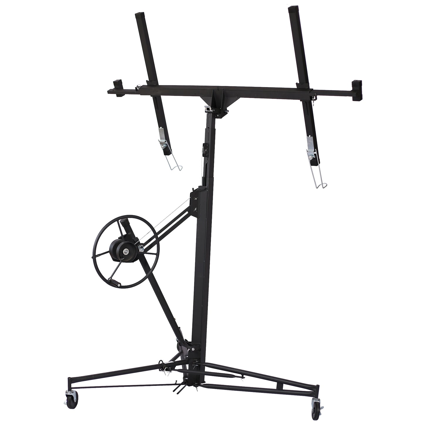 Drywall Panel hoist Drywall Lift Rolling Panel Hoist Jack Lifter 16ft black color