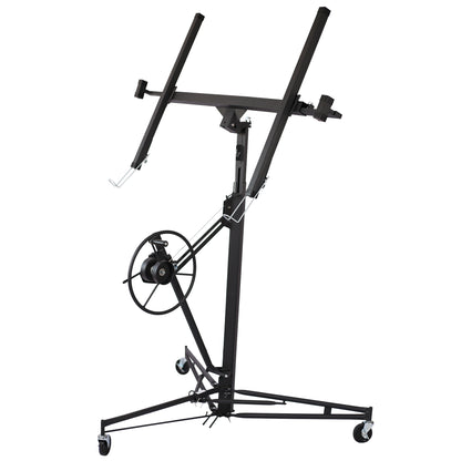Drywall Panel hoist Drywall Lift Rolling Panel Hoist Jack Lifter 16ft black color